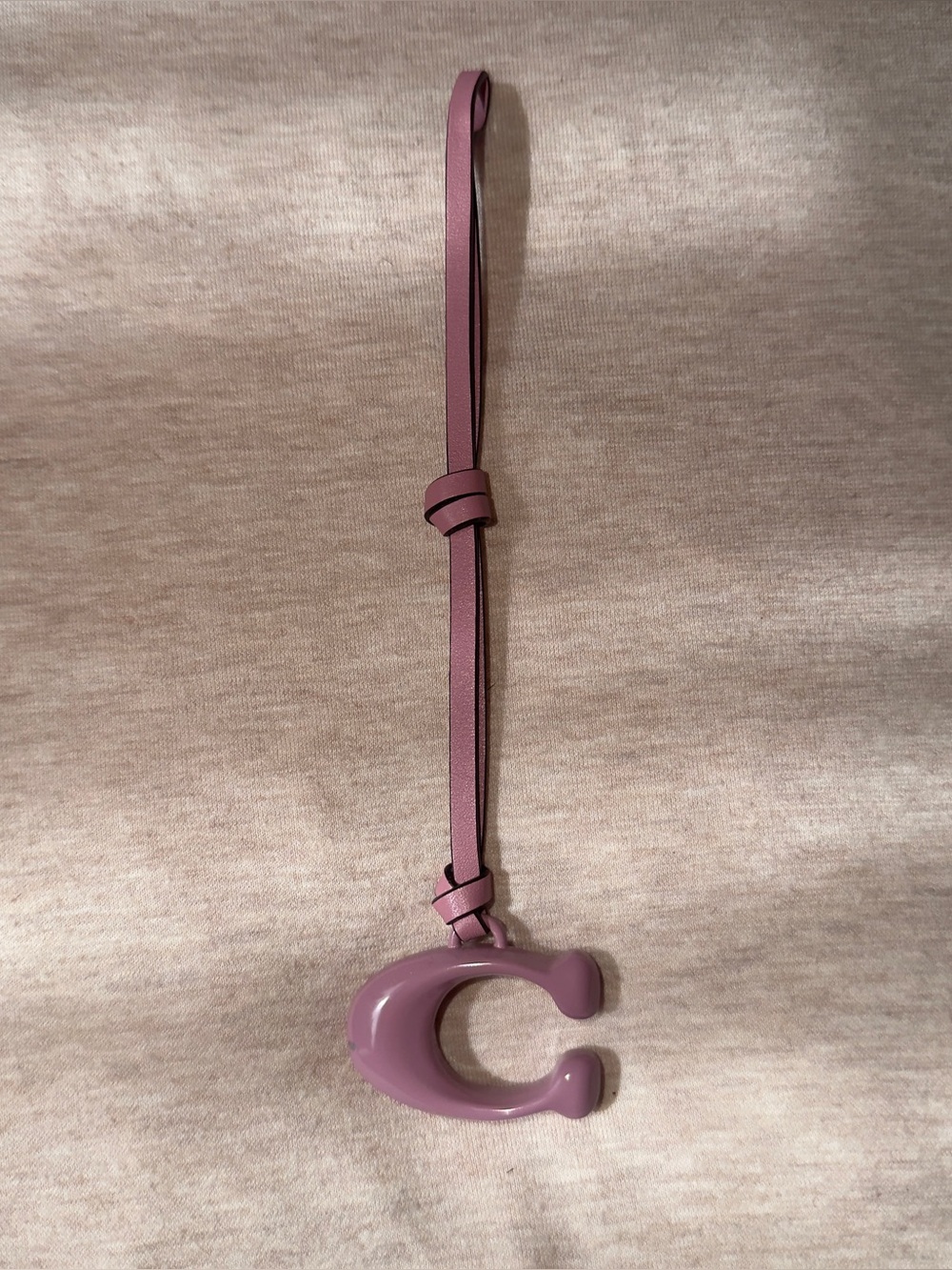 Coach Pink " C " Charm